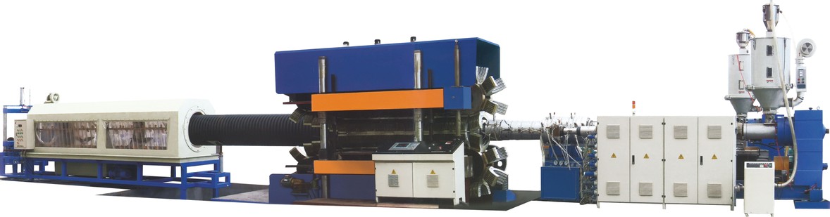 SGB800立式在線擴口雙壁波紋管生產(chǎn)線